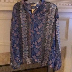 Newbury Kustom snake print blouse